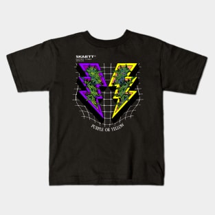 Skaett Purple Or Yellow Kids T-Shirt